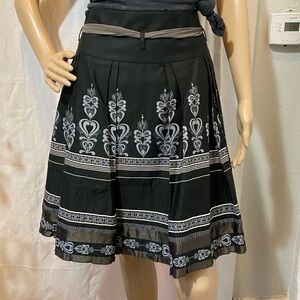 Ted Baker Black & Gray Full Skirt - Ted Baker 1 (US 4)